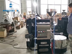 La tostadora de café de 6 kg se puede personalizar con el color del cuerpo, el logotipo y la placa de enfriamiento