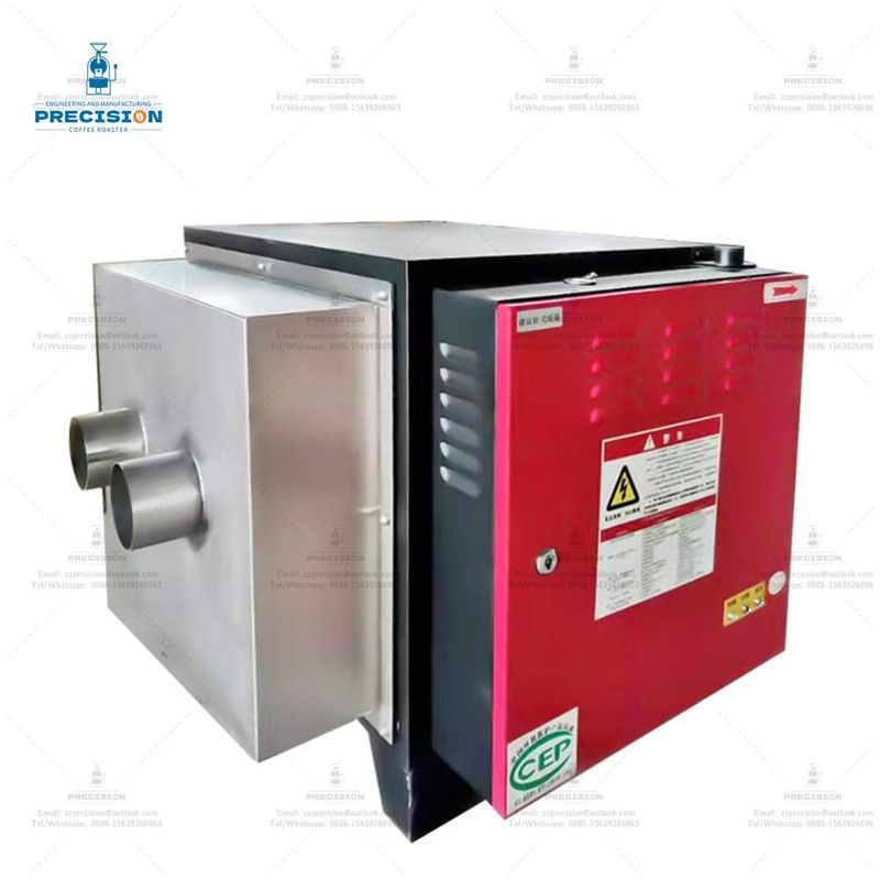 Filtro de humo para tostador de café de carbón activado de acero inoxidable de 12 pulgadas
