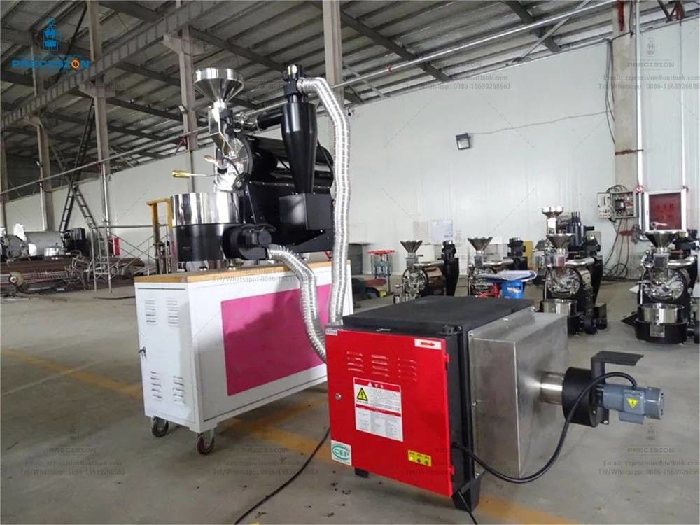 Roaster de café comercial filtro de humo de acero inoxidable para buenos granos de café