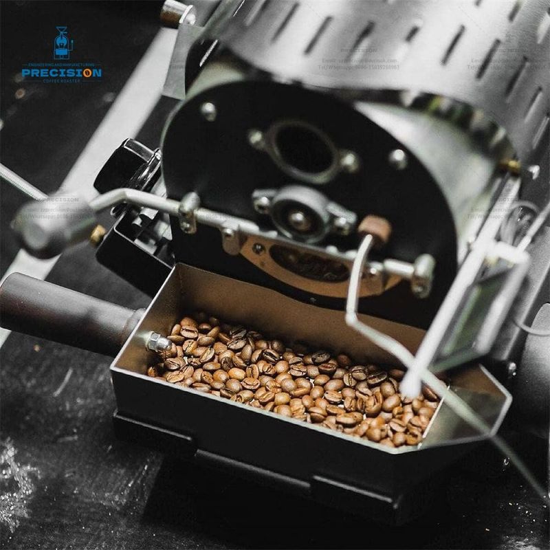 Máquina de tostador de café de muestra comercial de pequeño tamaño Tipo de gas de GLP