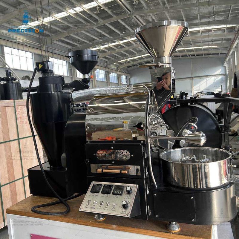 Máquina de tostador de café de 1 kg de tamaño pequeño