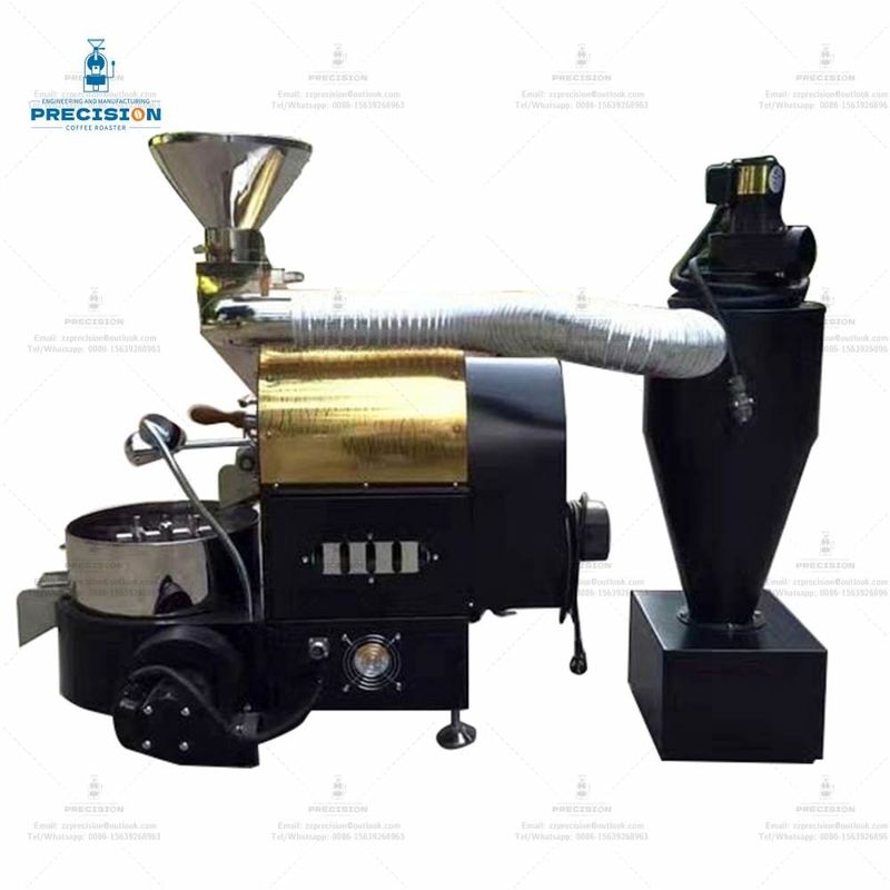 Roaster de café pequeño de tipo eléctrico / gas personalizado con capacidad máxima de 1500 g / lote