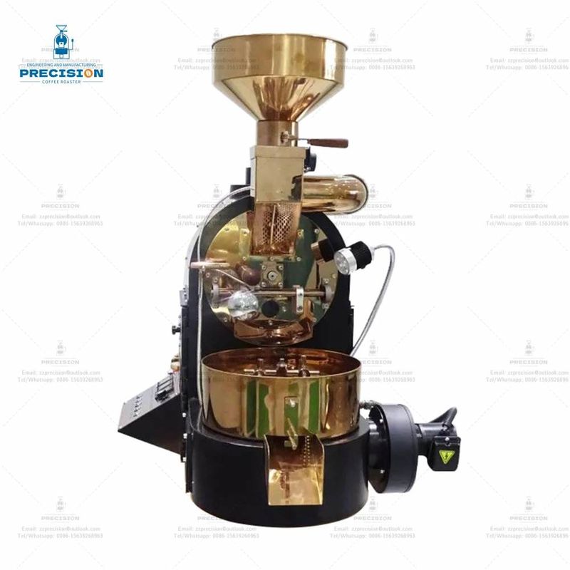 Roaster de café pequeño de tipo eléctrico / gas personalizado con capacidad máxima de 1500 g / lote