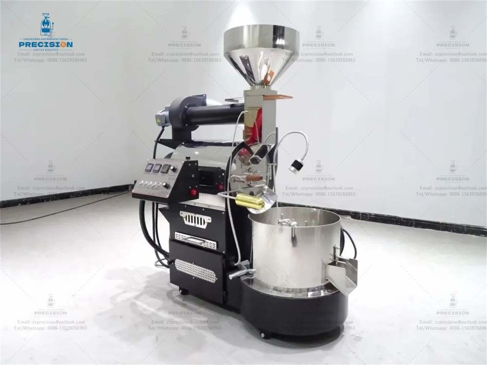 Tostadores de café de tipo eléctrico de tambor Tostadores de café de acero inoxidable con certificación CE