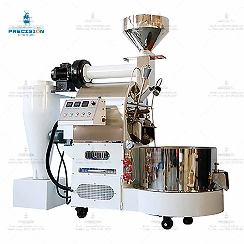 5 kg Equipo de tostador de café de tambor para el hogar Tipo de gas / Tipo eléctrico