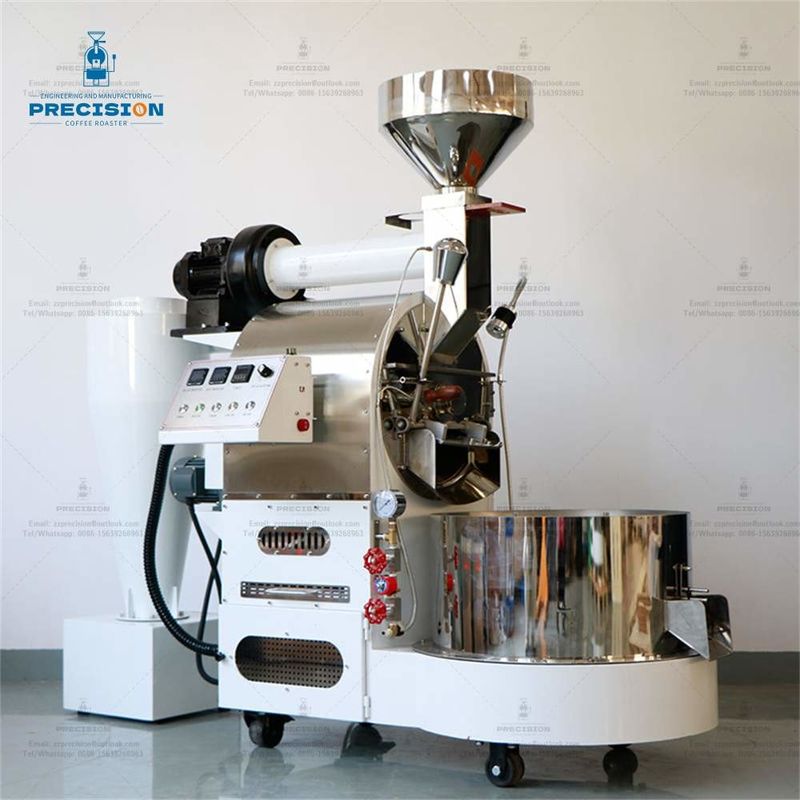 5 kg Equipo de tostador de café de tambor para el hogar Tipo de gas / Tipo eléctrico