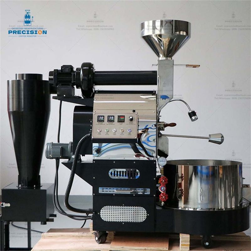 5 kg Equipo de tostador de café de tambor para el hogar Tipo de gas / Tipo eléctrico