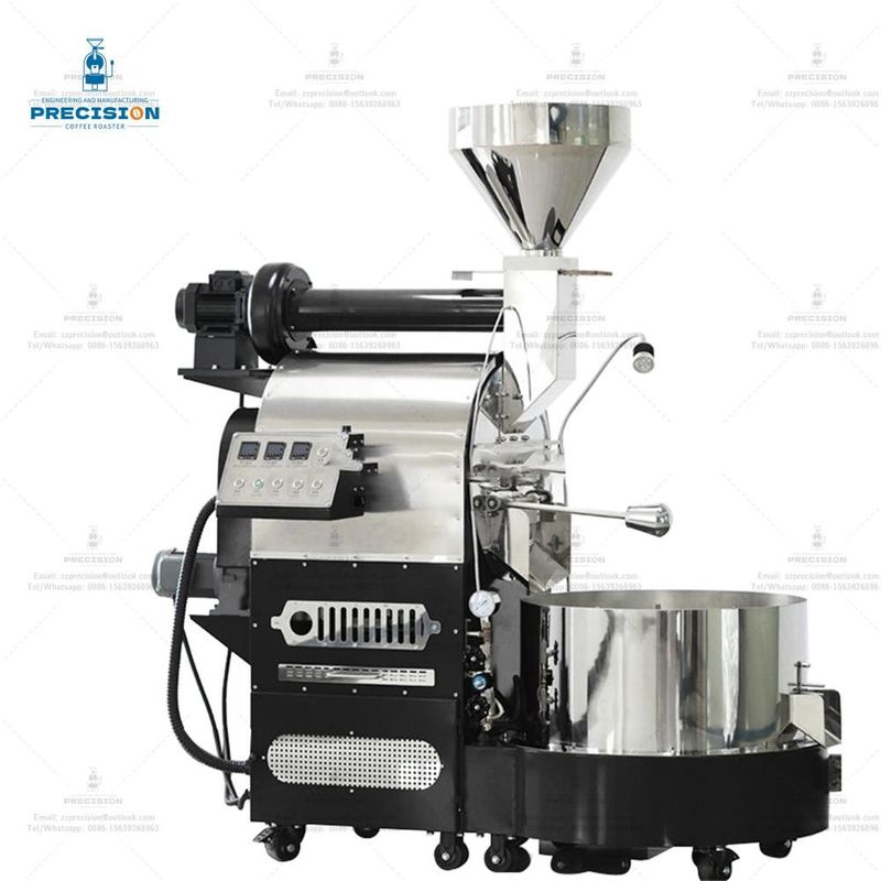 Colombia industrial Caffé de granos tostador de granos de café máquina de panadería orgánica máquina de producción de granos de café tostado