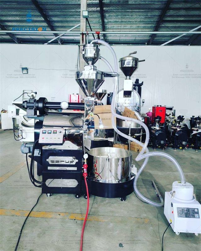 Buen precio 2024 Nuevo Plc Gas Electric Roasting Machine 6kg 12kg 15kg Roaster de café