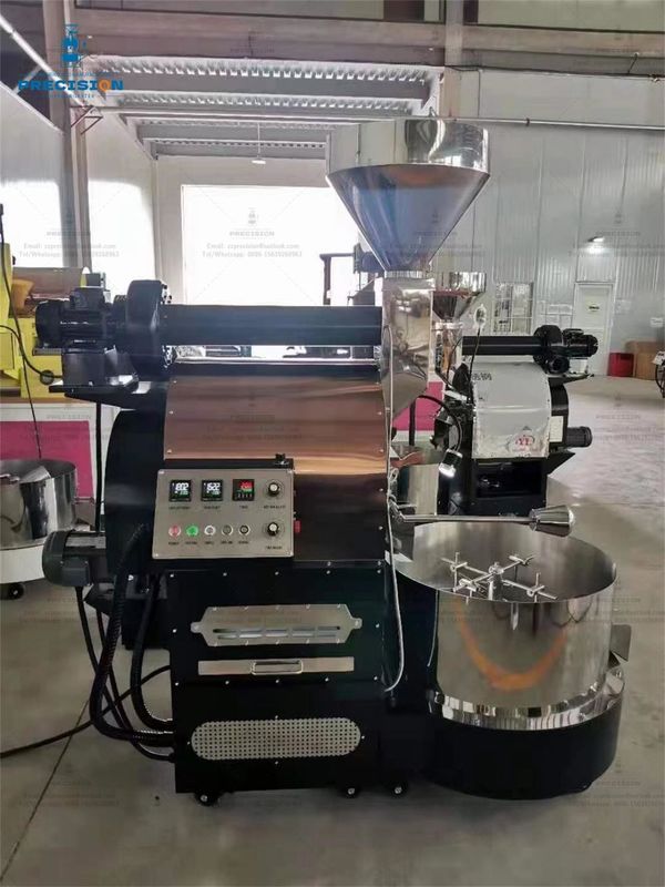 Colombia industrial Caffé de granos tostador de granos de café máquina de panadería orgánica máquina de producción de granos de café tostado