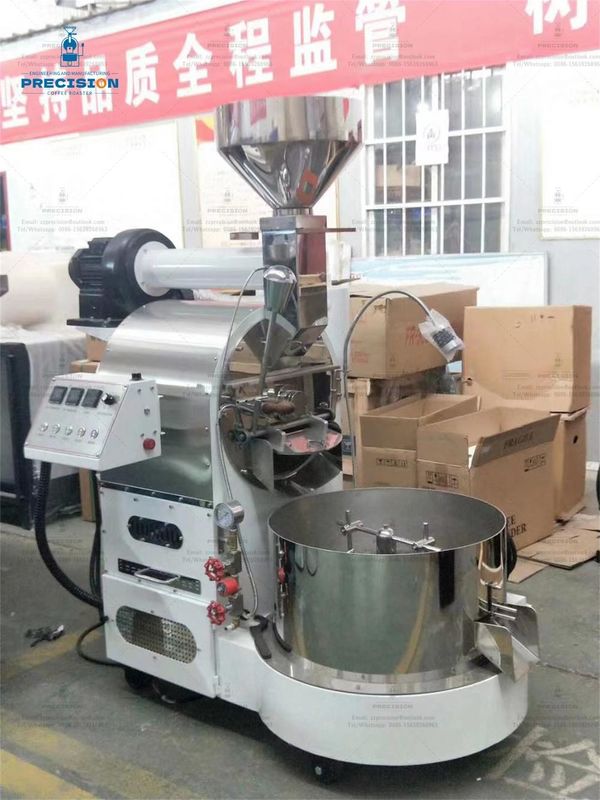 6Kg 12Kg 15Kg PRECISIÓN Máquina para tostar granos de café para el comercio industrial Tostadora De Cafeterías para tostar café