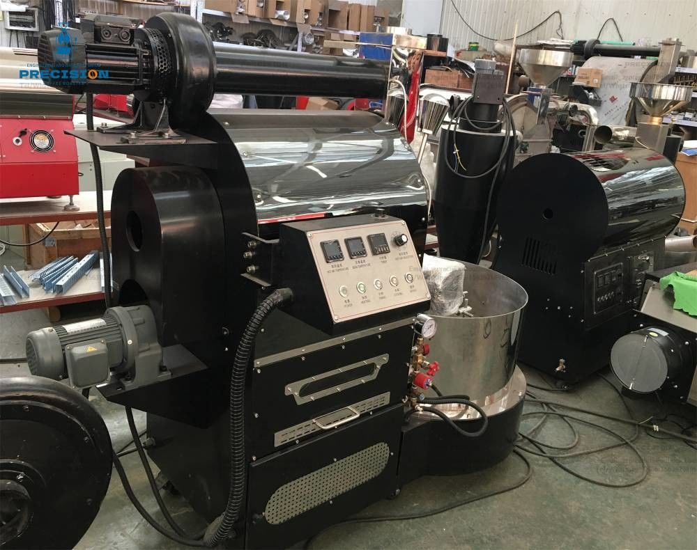 Máquina eléctrica para el hogar comercial tostador de café para tostar, máquina de tostador de café de gas para cafetería