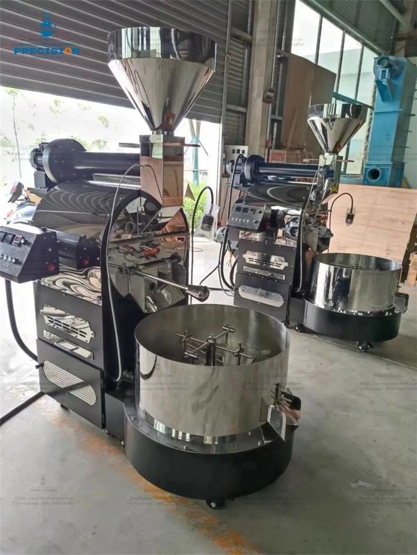 Fabrica eléctrica industrial 12kg 15kg 20kg 30kg 60kg 120kg Máquina para tostar granos de café