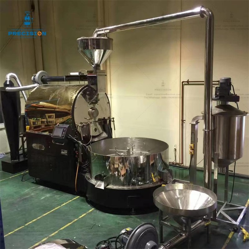 Máquina para tostar café industrial para la producción a gran escala Sistema de tostado de café