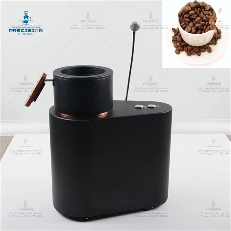 Compacto tostador de café casero con capacidad de 200g 1900kcal poder de fuego y Rose Gold taza de enfriamiento