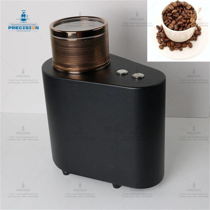Compacto tostador de café casero con capacidad de 200g 1900kcal poder de fuego y Rose Gold taza de enfriamiento