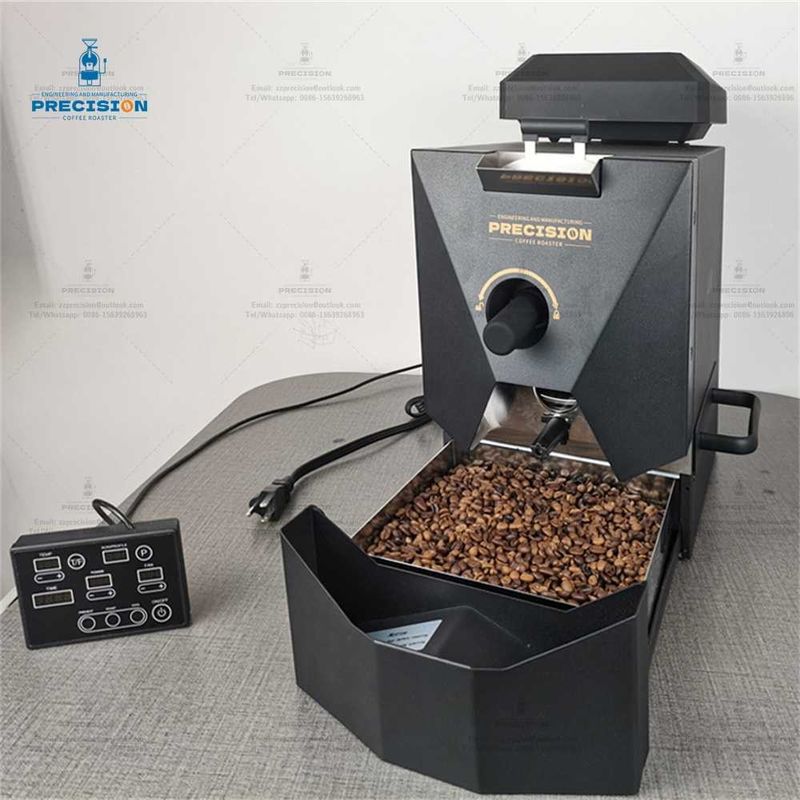 220V 2000W tostador de frijoles blancos y negros máquina de tostador de café para el hogar con horneado de aire caliente completo