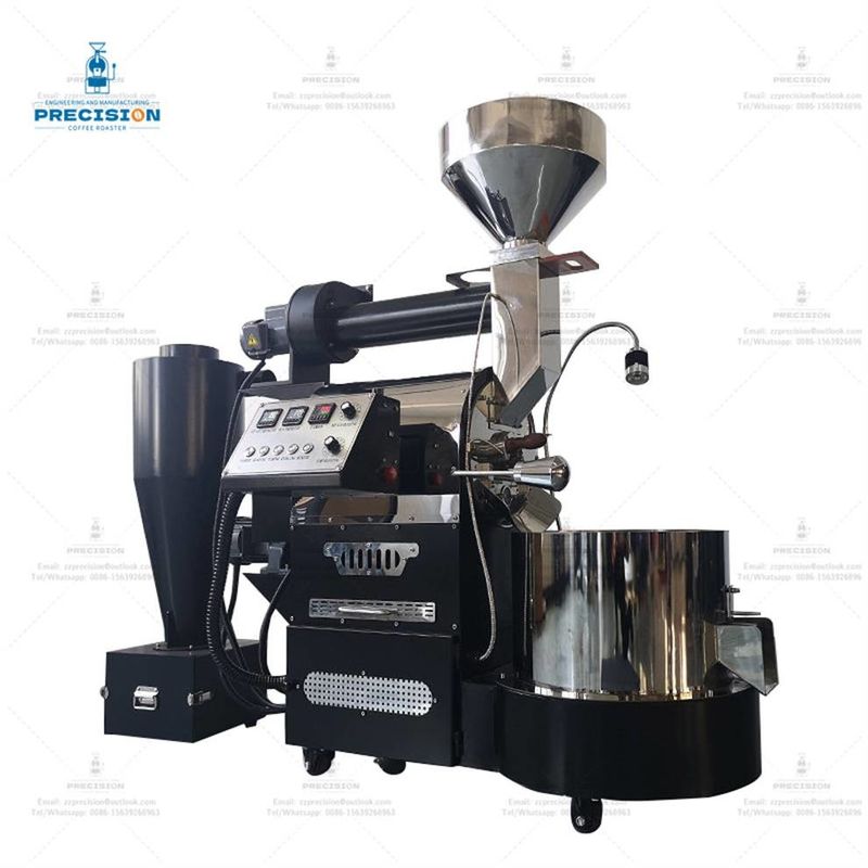 Máquina de tostador de café de 3 kg mejorada con azul / rojo / colores personalizados