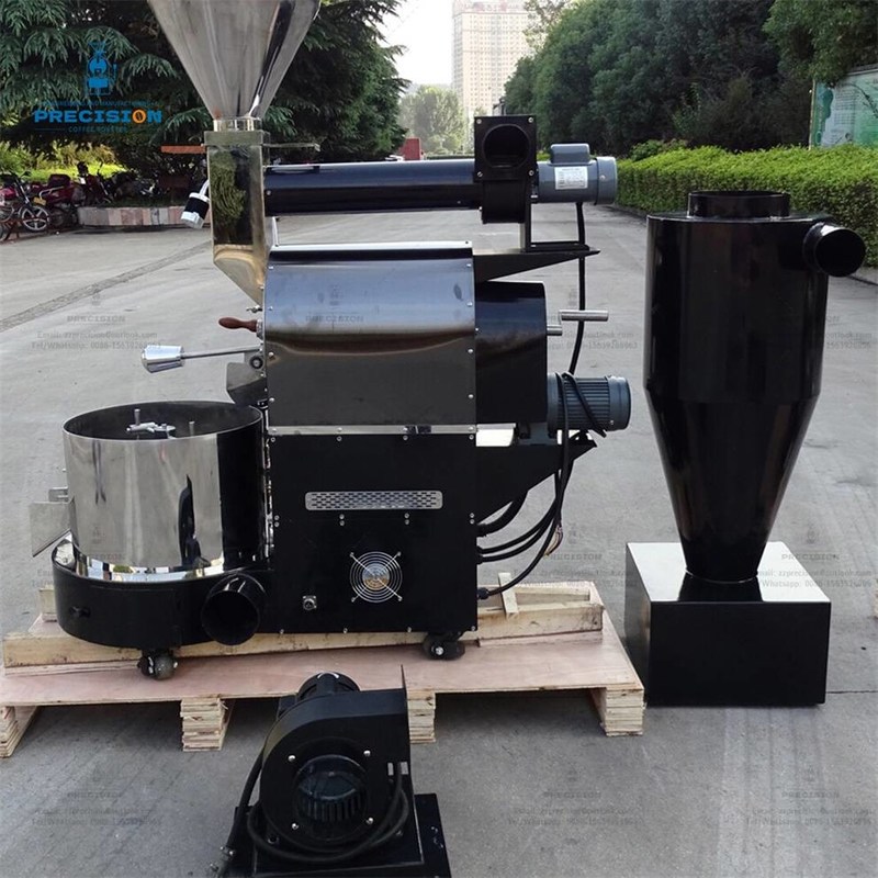 Máquina de tostado de café de acero inoxidable eléctrica y de gas color personalizado del cuerpo