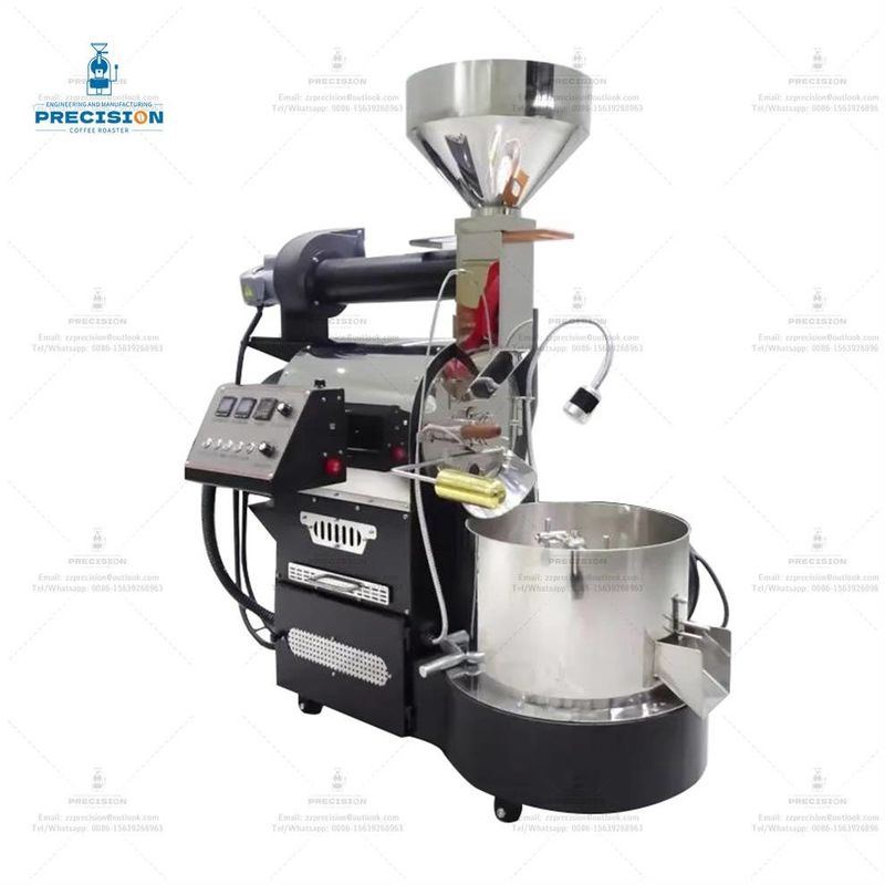 Máquina de tostado de café de acero inoxidable tipo gas eléctrico 5Kg 10Kg tostador de café