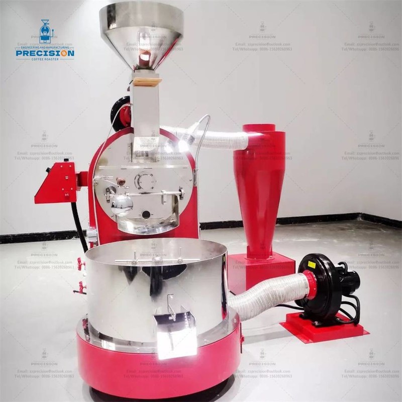 5Kg 12Kg 15Kg Gas eléctrico artesanal tostadora de café de frijoles máquina de tostado 0-300C temperatura ajustable