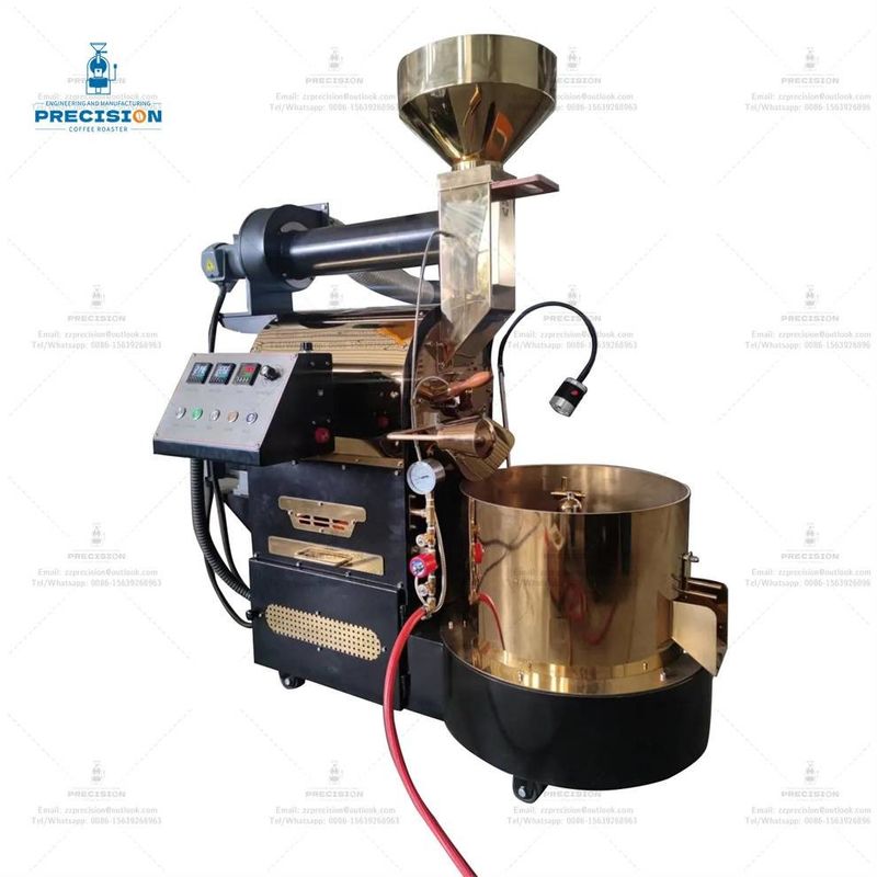 Máquina de tostado de café de acero inoxidable Tipo de gas eléctrico 5Kg 10Kg 15Kg tostador de café