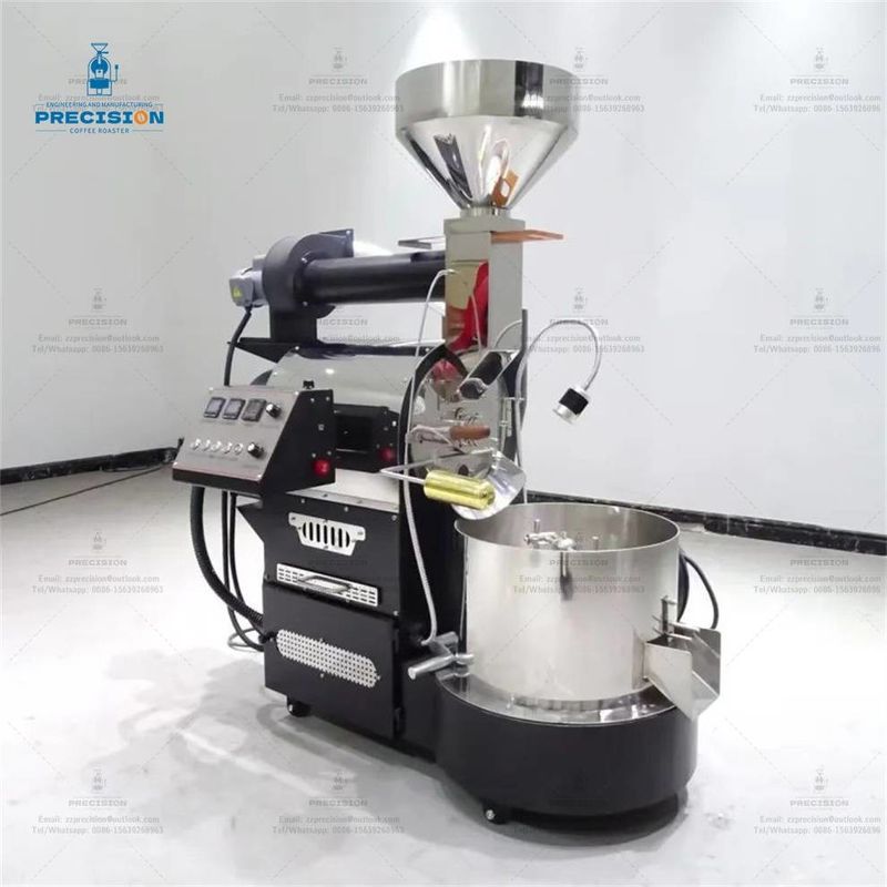 Máquina de tostado de café de acero inoxidable Tipo de gas eléctrico 5Kg 10Kg 15Kg tostador de café
