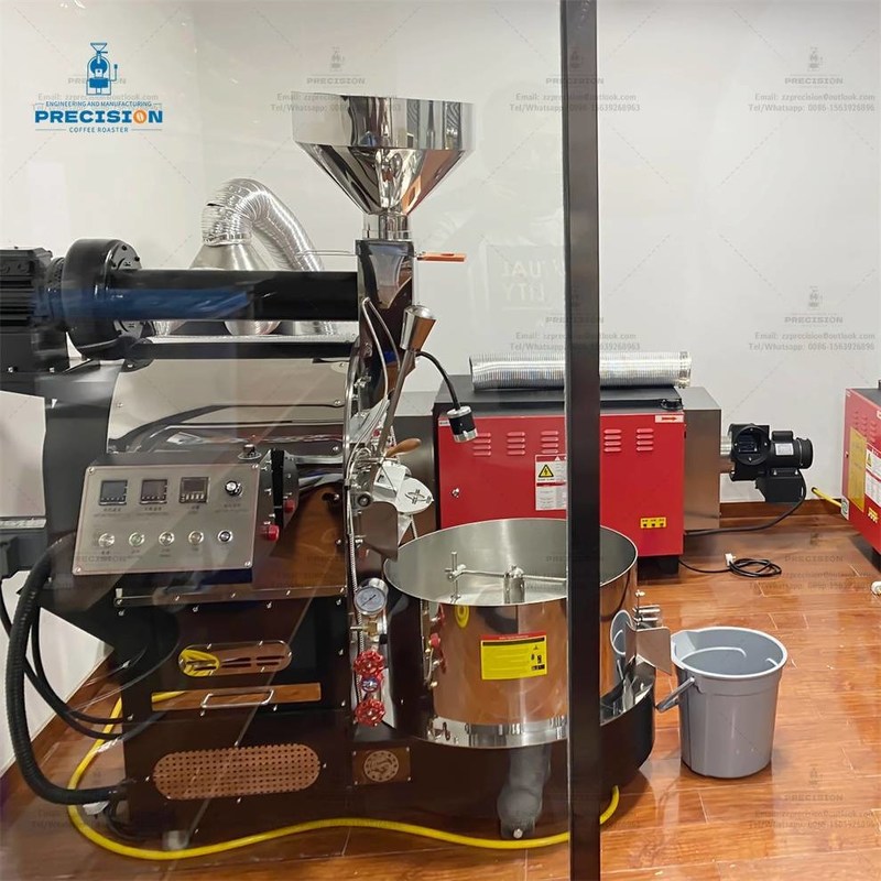 5Kg 12Kg 15Kg Gas eléctrico artesanal tostadora de café de frijoles máquina de tostado 0-300C temperatura ajustable