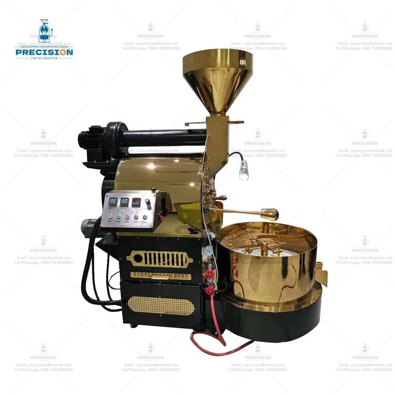 Industrial Comercial 6Kg 12Kg 15Kg Gas Eléctrico Artesanal Tostadora de frijoles de café Máquina de tostado de café