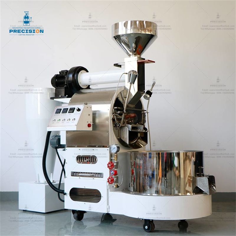 Industrial Comercial 6Kg 12Kg 15Kg Gas Eléctrico Artesanal Tostadora de frijoles de café Máquina de tostado de café