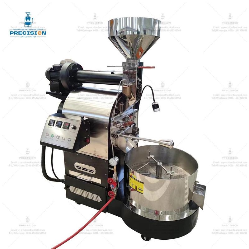 Gas industrial eléctrico 2kg 3kg 6kg Cafetería tostador de granos de café Giesen máquina de tostado de café comercial