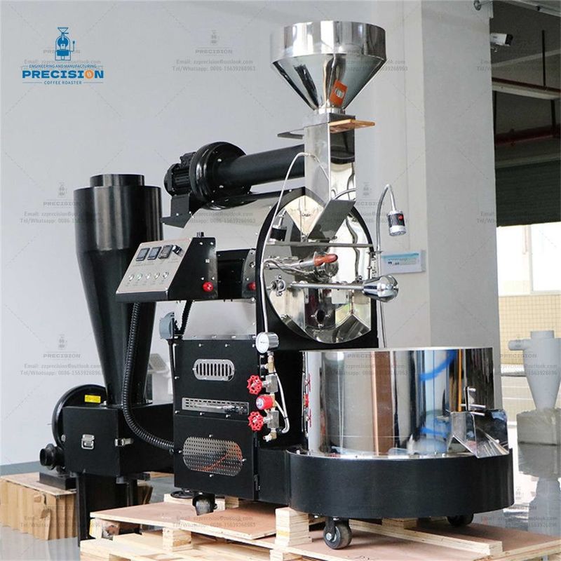 Máquina eléctrica de café de 5 kg 10 kg 15 kg para tostado de café de gas
