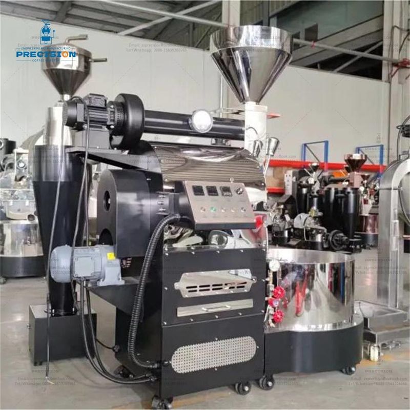 Gas industrial eléctrico 2kg 3kg 6kg Cafetería tostador de granos de café Giesen máquina de tostado de café comercial