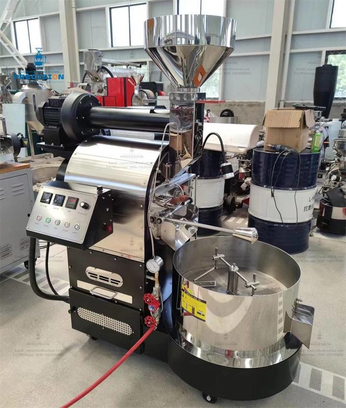 Gas industrial eléctrico 2kg 3kg 6kg Cafetería tostador de granos de café Giesen máquina de tostado de café comercial
